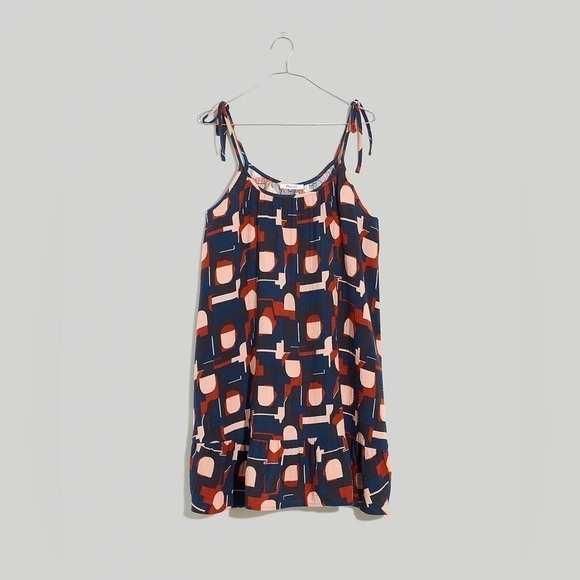 Madewell Lightestspun Tie-Strap Ruffle-Hem Cover-Up Dress in Color Collage - Picture 4 of 11